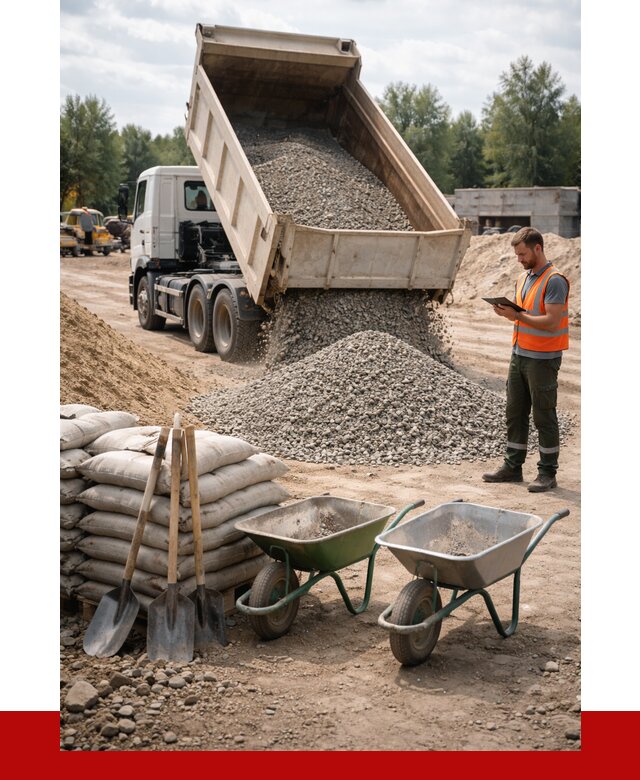 Доставка нерудных материалов в Партизанске от 1288 руб. | ПРОНЕРУДПрт