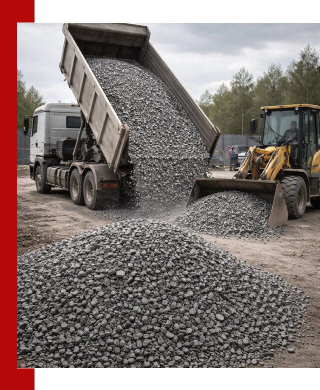 Доставка и продажа щебня гранитного в Партизанске