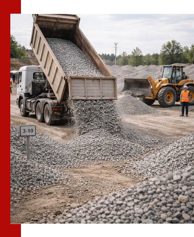 Гранитный щебень фракции 3–10: доставка и продажа в Партизанске