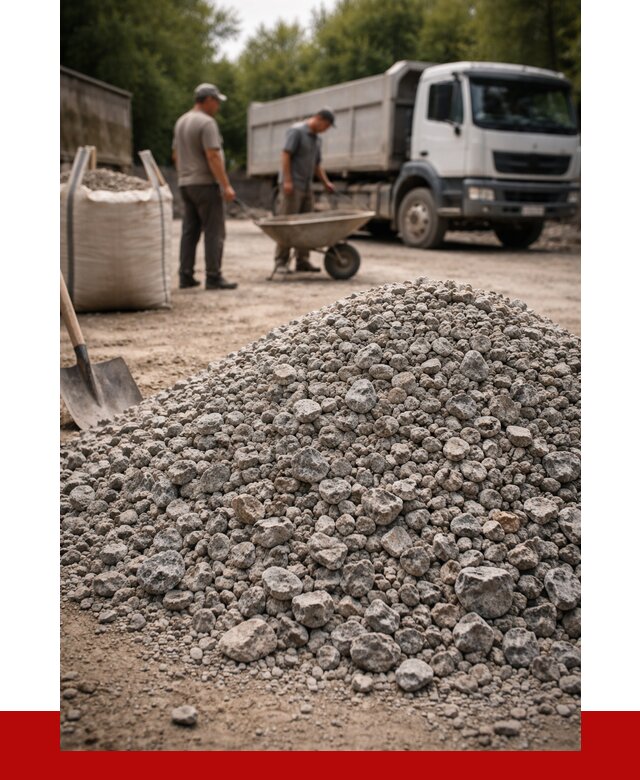 Гранитный щебень фракция 20-40 в Партизанске от 3435 руб. ПРОНЕРУДПрт