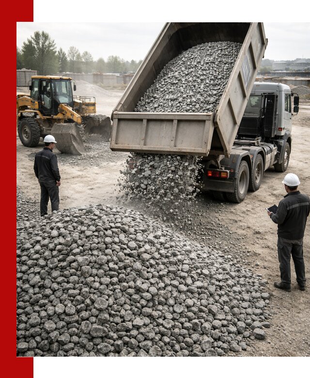 Доставка гранитного щебня фракции 20-40 в Партизанске