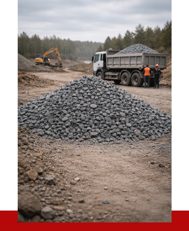 Щебень габбро диабаз фракция 40-70 в Партизанске от 2361 р-ПРОНЕРУДПрт