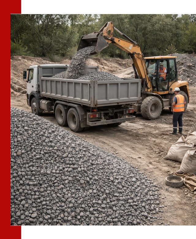 Доставка гравийного щебня в Партизанске оптом и в розницу