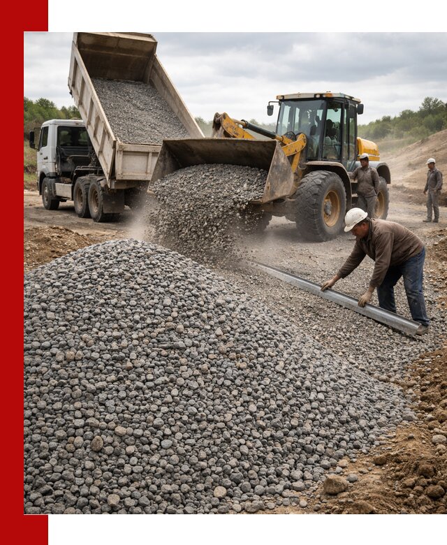 Гравийный щебень фракция 5-20 с доставкой в Партизанске