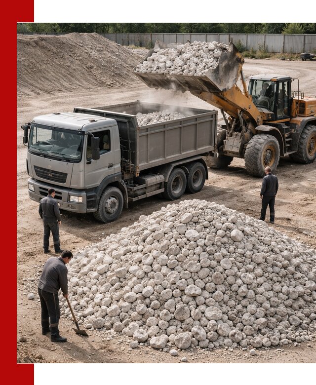 Известняковый щебень фракция 70–150 с доставкой в Партизанске