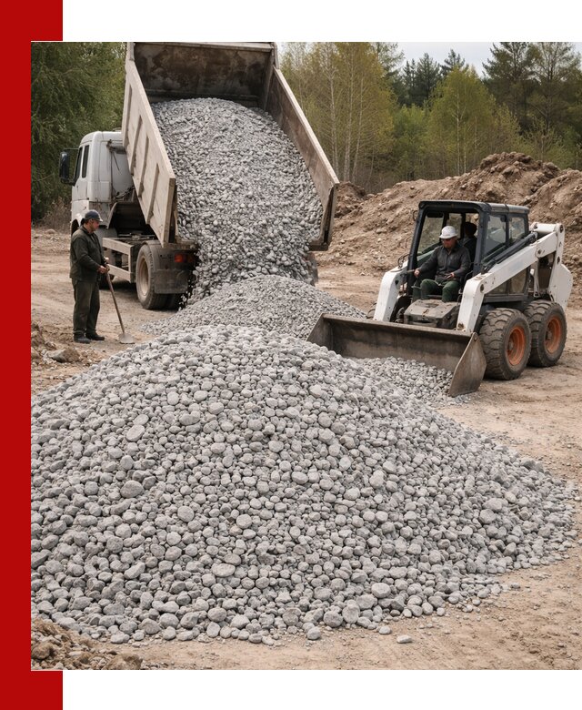 Доставка доломитового щебня в Партизанске напрямую от карьера