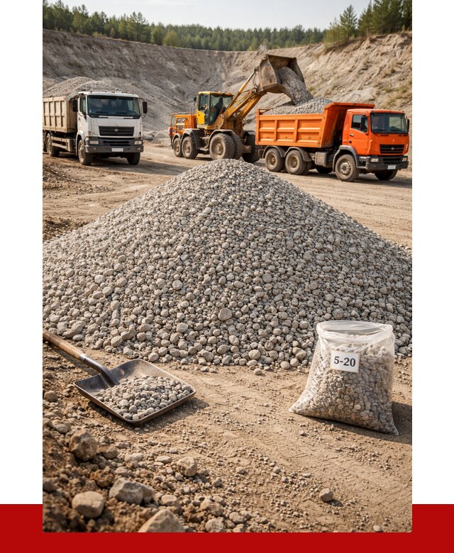 Доломитовый щебень фр. 5-20 в Партизанске от 4508 р. | ПРОНЕРУДПрт