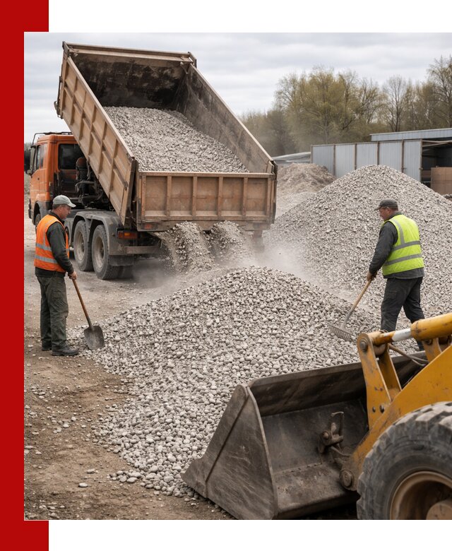 Доломитовый щебень фракции 5-20 с доставкой в Партизанске