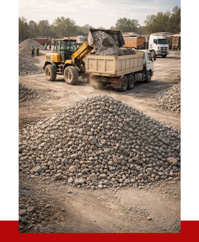 Вторичный щебень фракция 40-70 в Партизанске от 1868 р, ПРОНЕРУДПрт