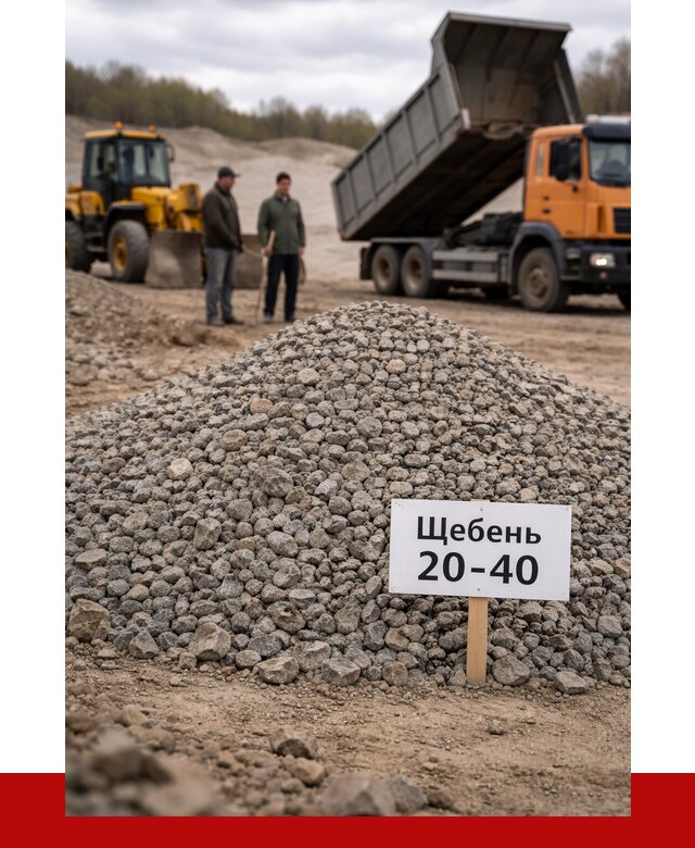 Бетонный щебень фракция 20-40 в Партизанске от 2630 р. | ПРОНЕРУДПрт