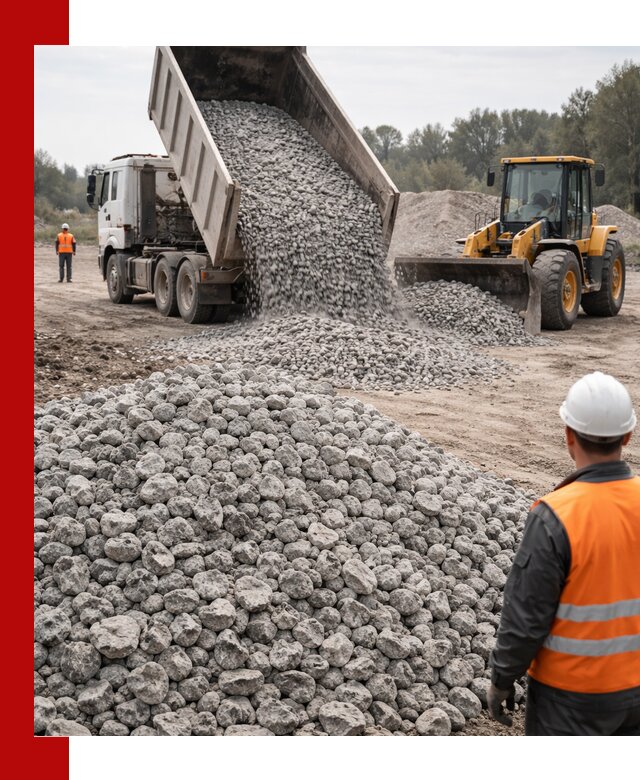 Доставка бетонного щебня фракции 20-40 в Партизанске