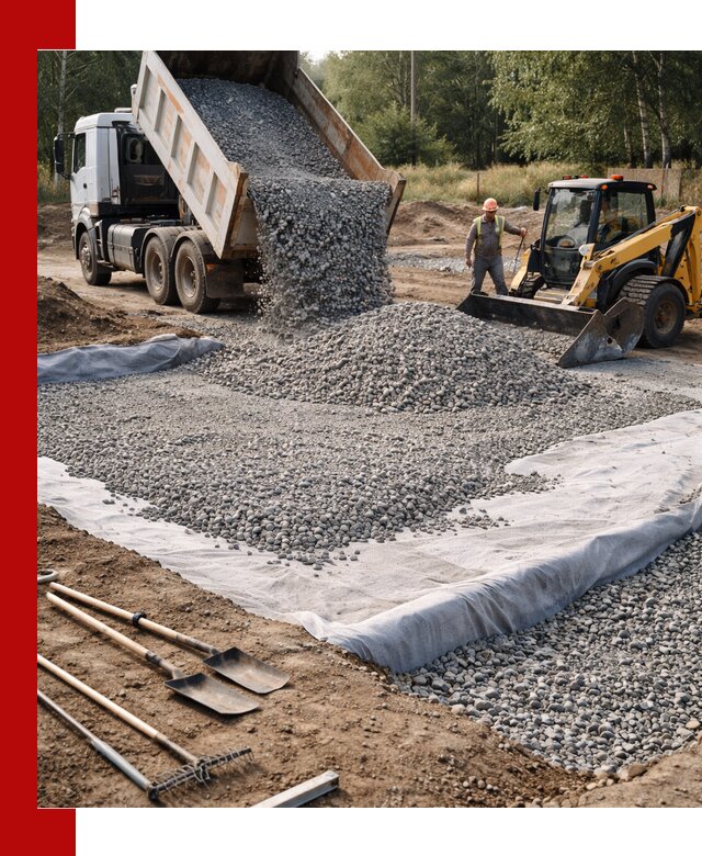 Щебень для фундамента с доставкой в Партизанске