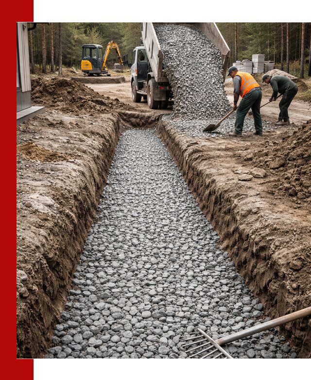 Щебень для дренажа с доставкой в Партизанске высокого качества