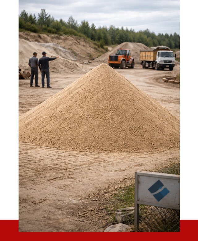 Карьерный песок навалом в Партизанске от 1932 р. | ПРОНЕРУДПрт