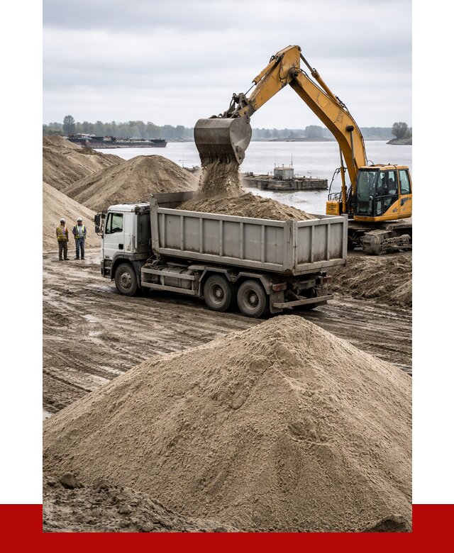 Купить речной песок навалом в Партизанске от 1932 р., ПРОНЕРУДПрт