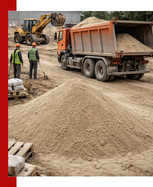 Доставка и продажа мытого речного песка в Партизанске
