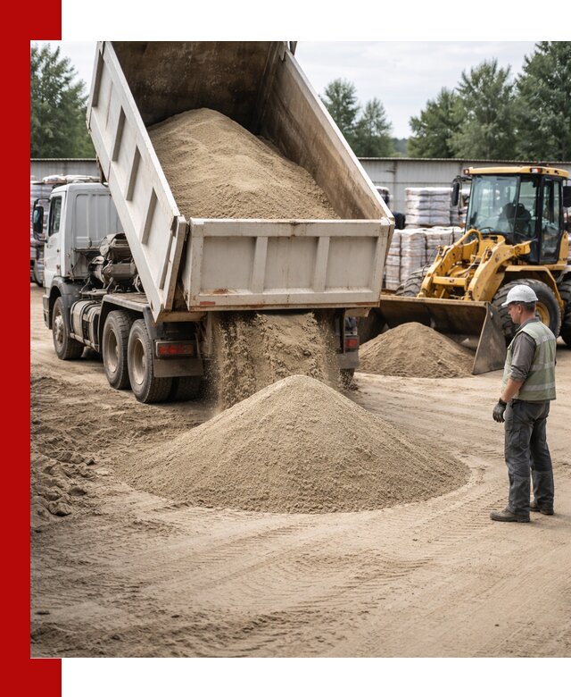 Поставка и доставка песка для бетона в Партизанске