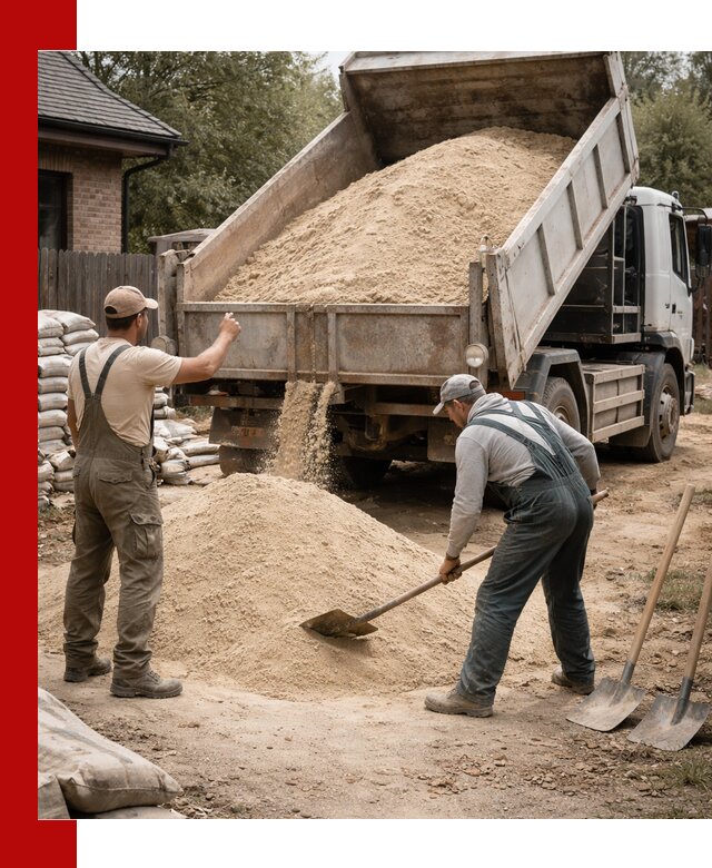 Песок для штукатурки с доставкой в Партизанске качественный и чистый