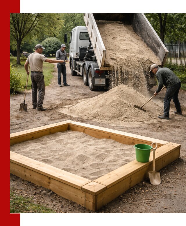 Песок для песочницы с доставкой в Партизанске недорого и чистый