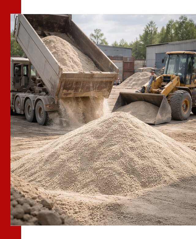 Кварцевый песок с доставкой в Партизанске для строительных работ