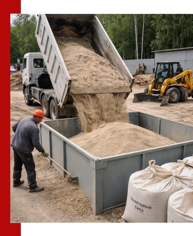 Кварцевый песок для фильтра в Партизанске — доставка и качество