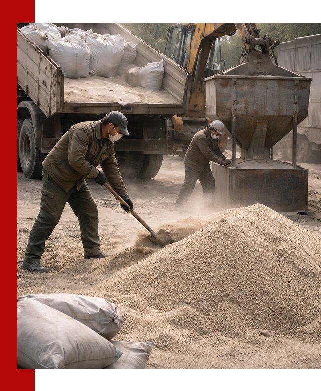 Кварцевый песок для пескоструя в Партизанске — доставка и качество