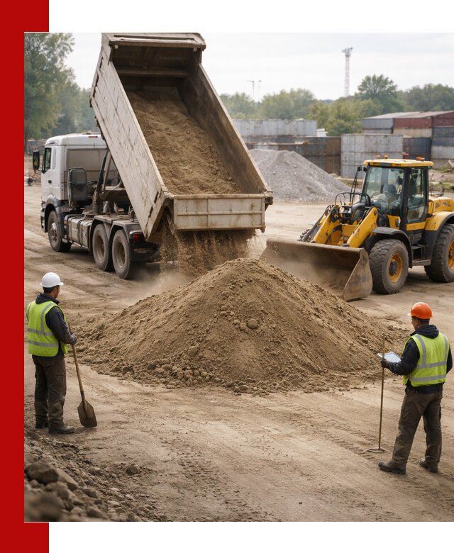 Доставка и продажа пескогрунта оптом и в розницу в Партизанске