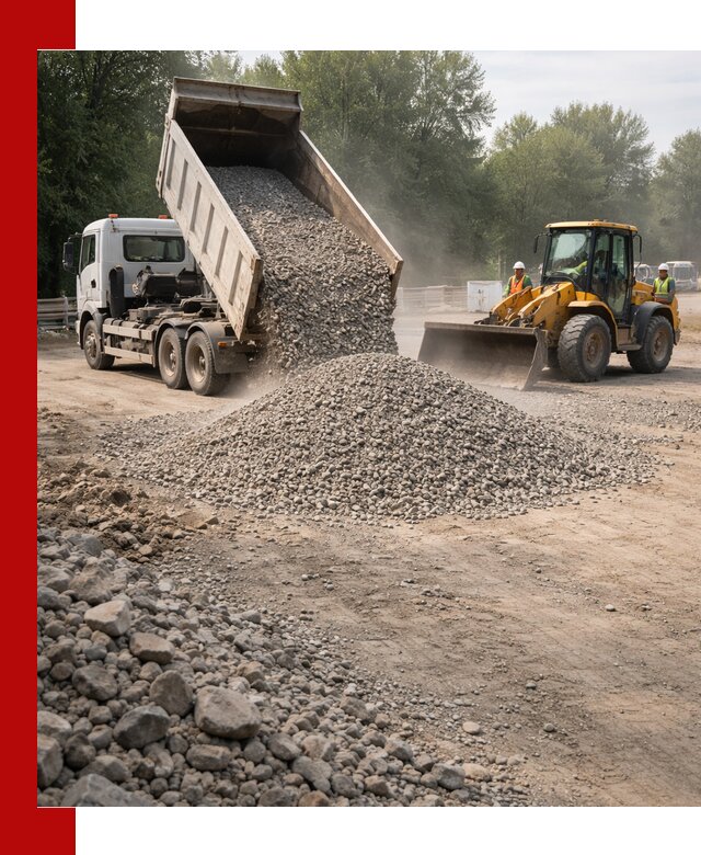 Гравий фракция 5–20 доставка в Партизанске оптом и в розницу