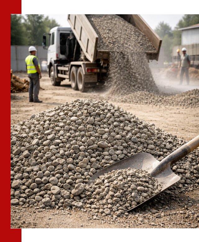 Доставка гравия фракции 20-40 в Партизанске с самосвалами