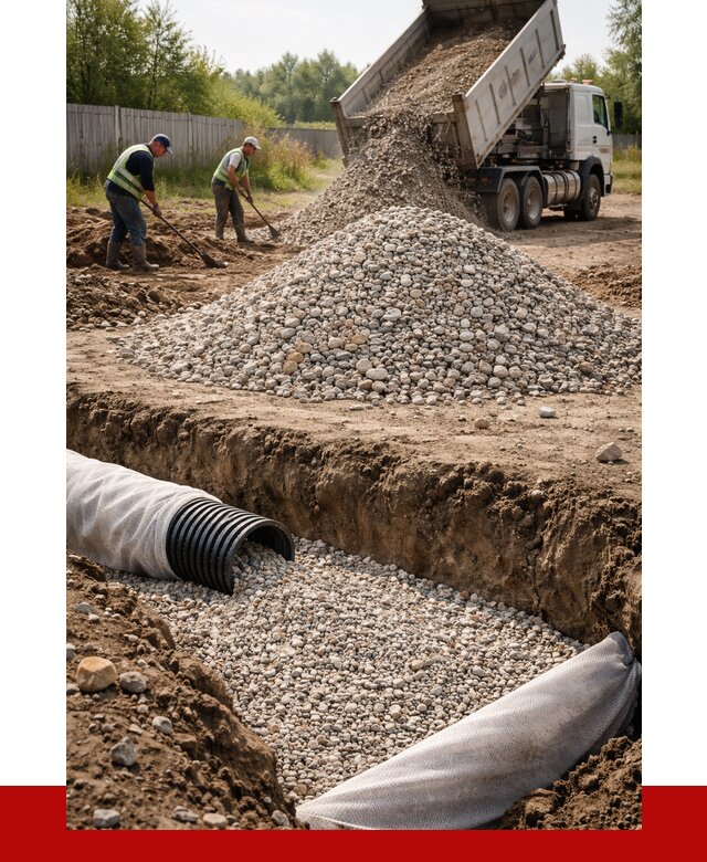 Гравий для дренажа в Партизанске от 2361 р., доставка ПРОНЕРУДПрт