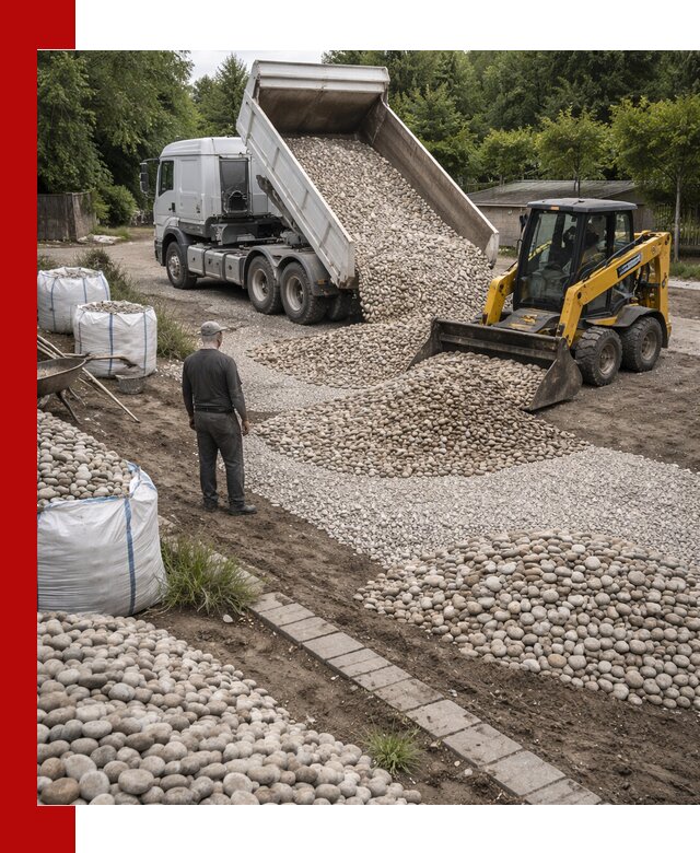 Доставка морской гальки оптом и в розницу в Партизанске