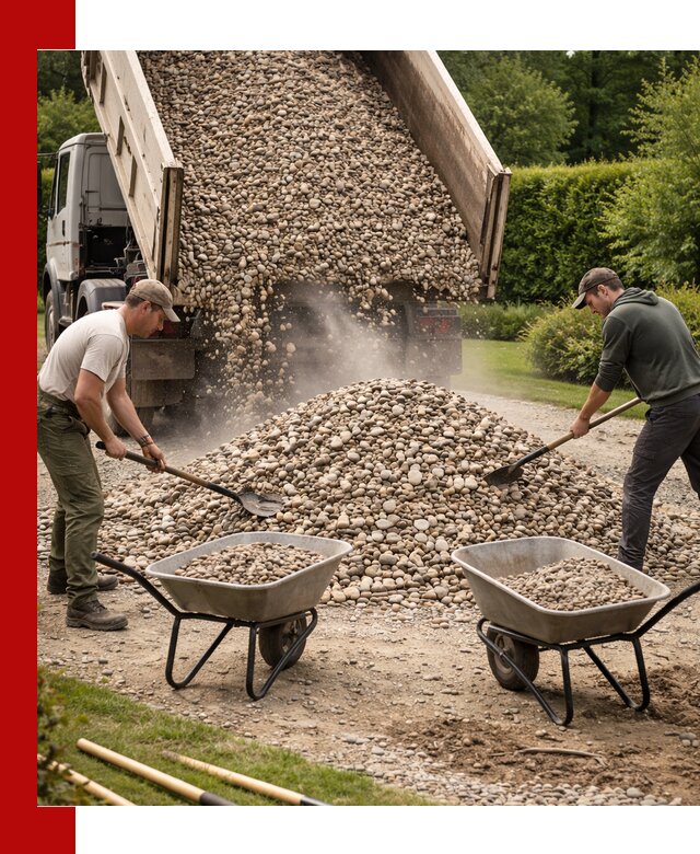 Доставка и продажа декоративной гальки в Партизанске