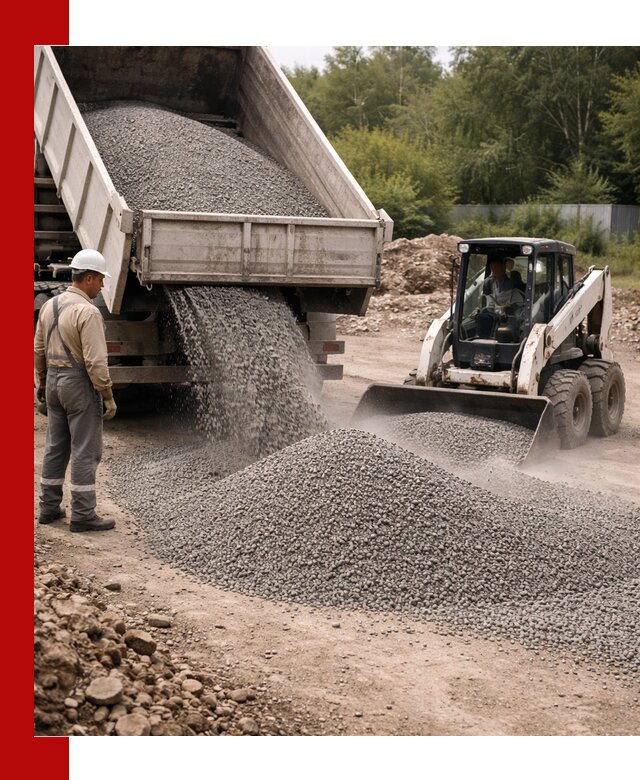 Доставка гравийного отсева 0-5 в Партизанске оптом и в розницу