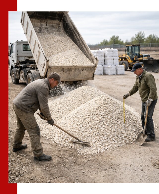 Мраморная крошка с доставкой и разгрузкой в Партизанске