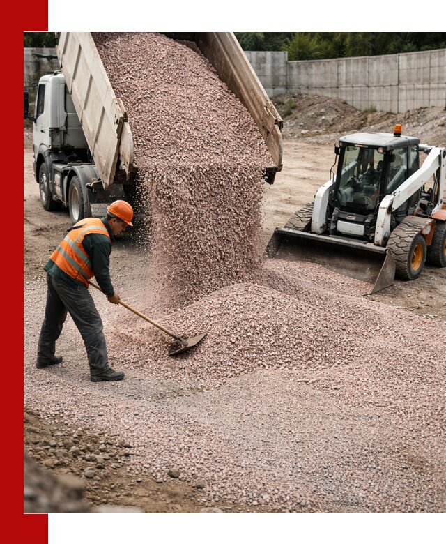 Крошка розовый гранит с доставкой в Партизанске от производителя