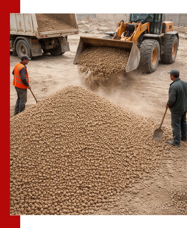 Керамзит фракция 10-20 с доставкой в Партизанске