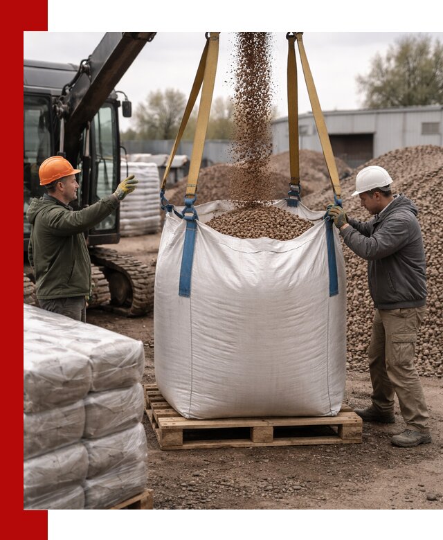 Керамзит в биг-бегах с доставкой в Партизанске