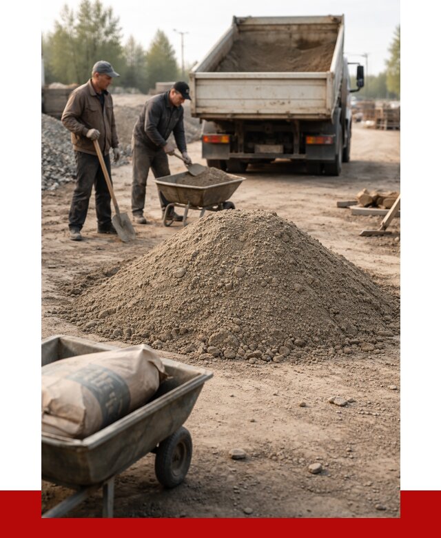 Цементно-песчаная смесь М150 в Партизанске от 5045 р. | ПРОНЕРУДПрт