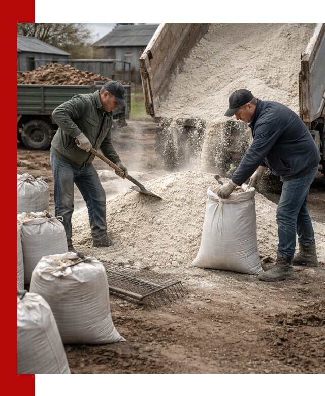 Доставка извести пушонки в Партизанске оптом и мелким оптом