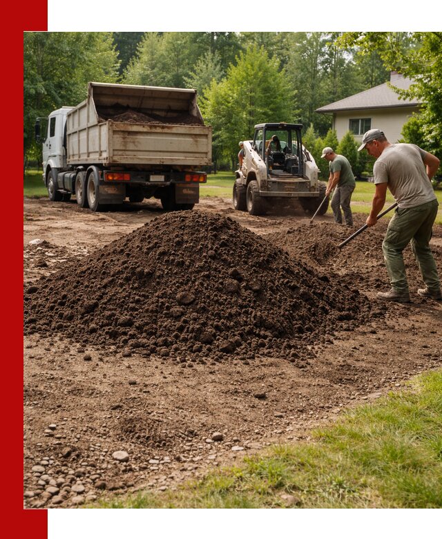 Доставка и укладка грунта для газона в Партизанске