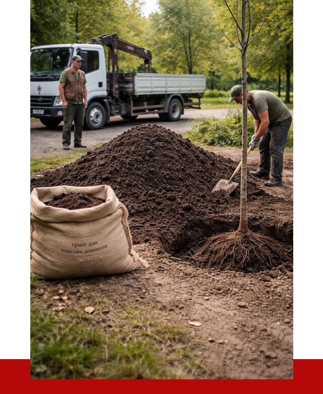 Грунт для посадки деревьев в Партизанске от 1288 р. | ПРОНЕРУДПрт