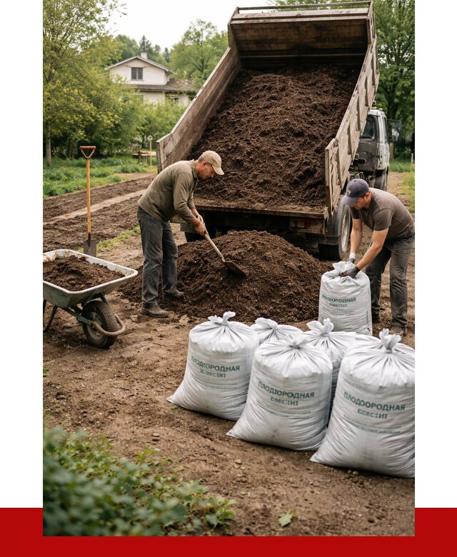 Плодородная смесь в Партизанске от 4508 р./куб с доставкой | ПРОНЕРУДПрт