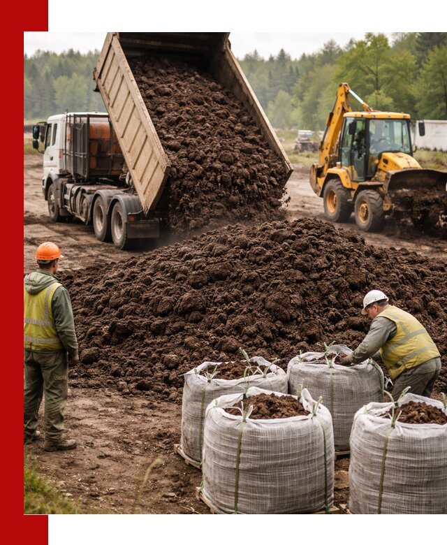 Доставка нейтрального торфа в Партизанске оптом и в розницу