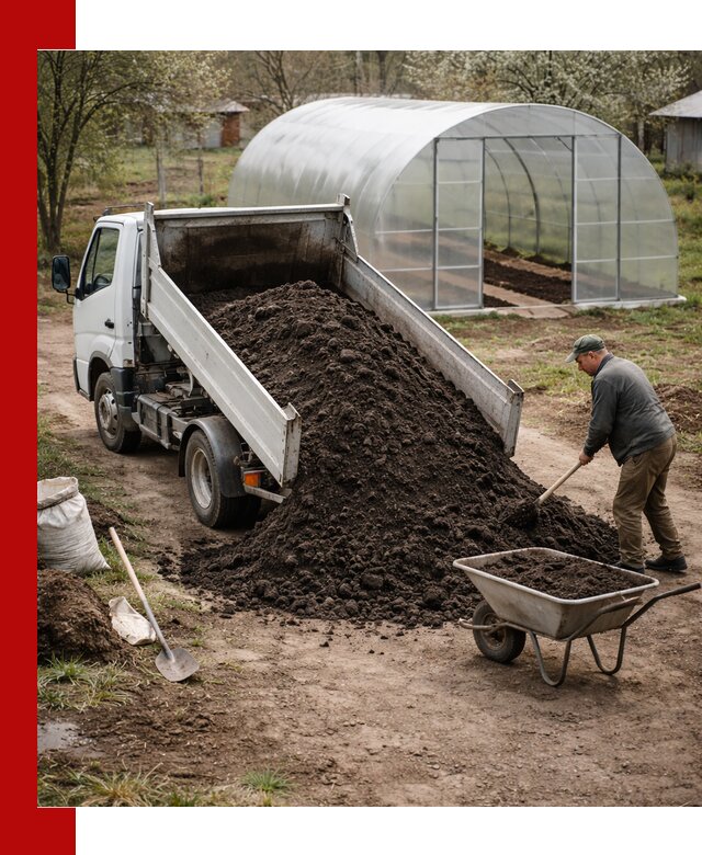 Чернозем для теплицы с доставкой в Партизанске