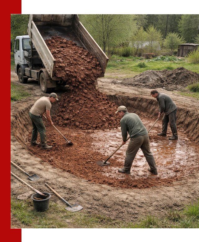 Купить качественную глину для пруда в Партизанске