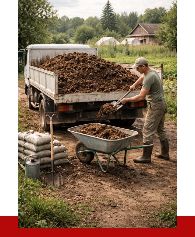 Купить коровий навоз с доставкой в Партизанске от 1932 р. | ПРОНЕРУДПрт