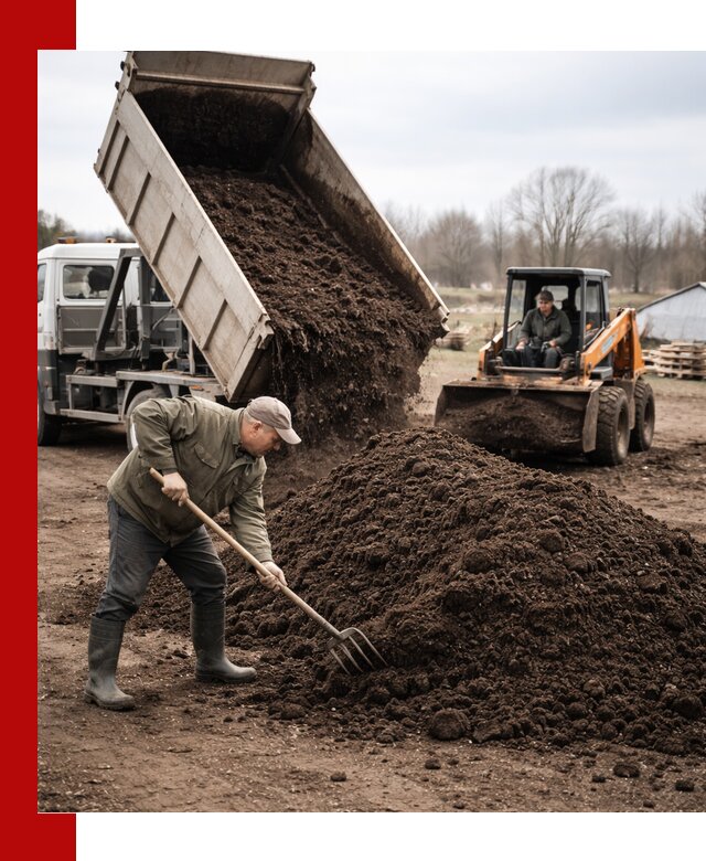 Доставка и продажа перегноя в Партизанске быстро и дешево