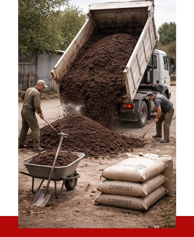 Купить компост в Партизанске от 4508 р. за куб с доставкой | ПРОНЕРУДПрт