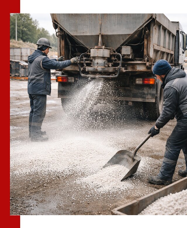 Доставка и продажа хлористого кальция в Партизанске