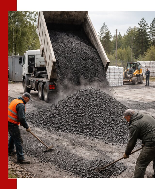 Доставка и продажа асфальтного гранулята в Партизанске